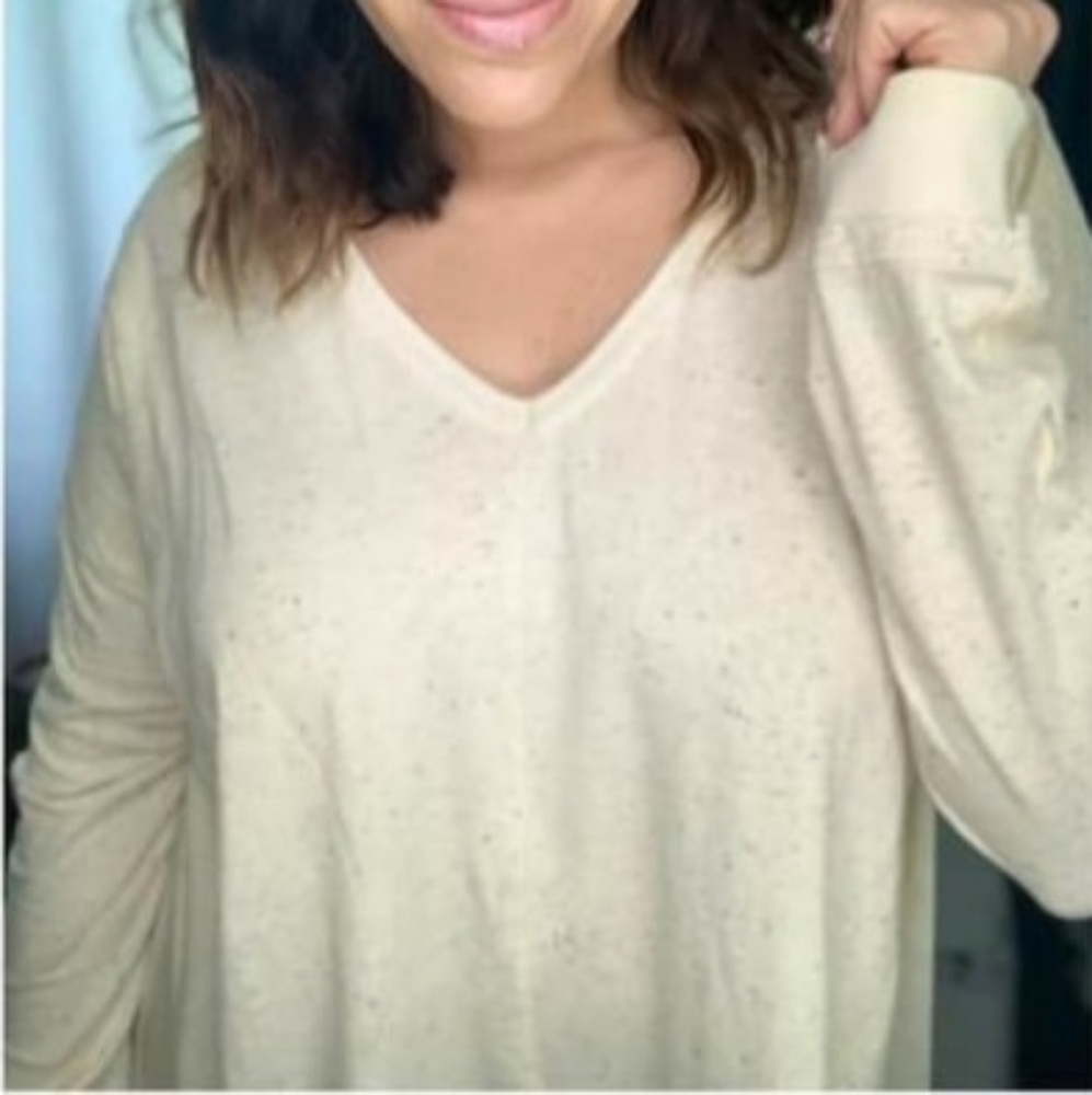 White Birch oversized top